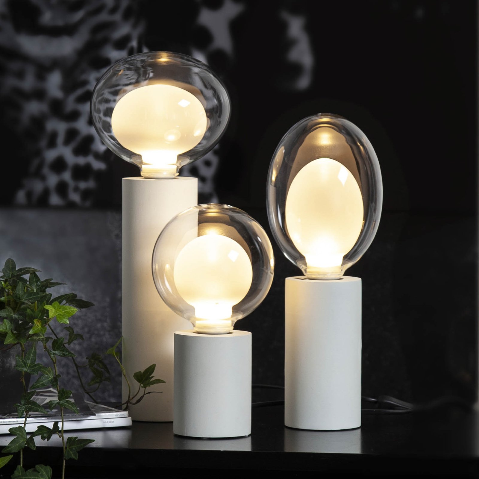 LED-Lampe Space E27 3,5W D120, opal, 3-step dim