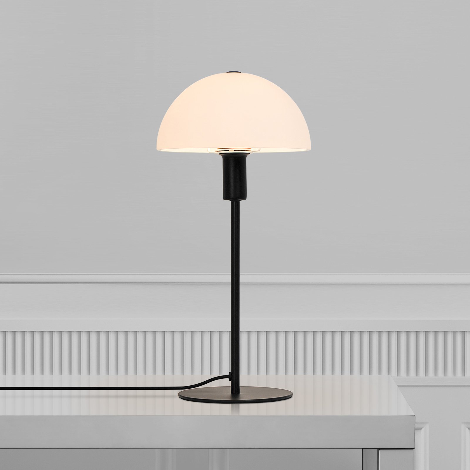 Ellen 20 Table Lamp Opal/Black - Nordlux