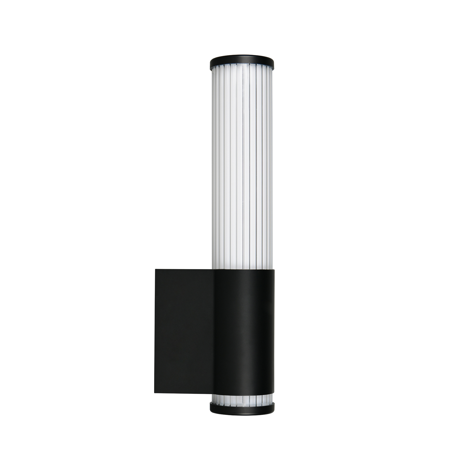 LED-seinavalgusti Stefano, mattmust, kõrgus 29 cm, metall, IP44 LED-seinavalgusti Stefano, mattmust, kõrgus 29 cm, metall, IP44