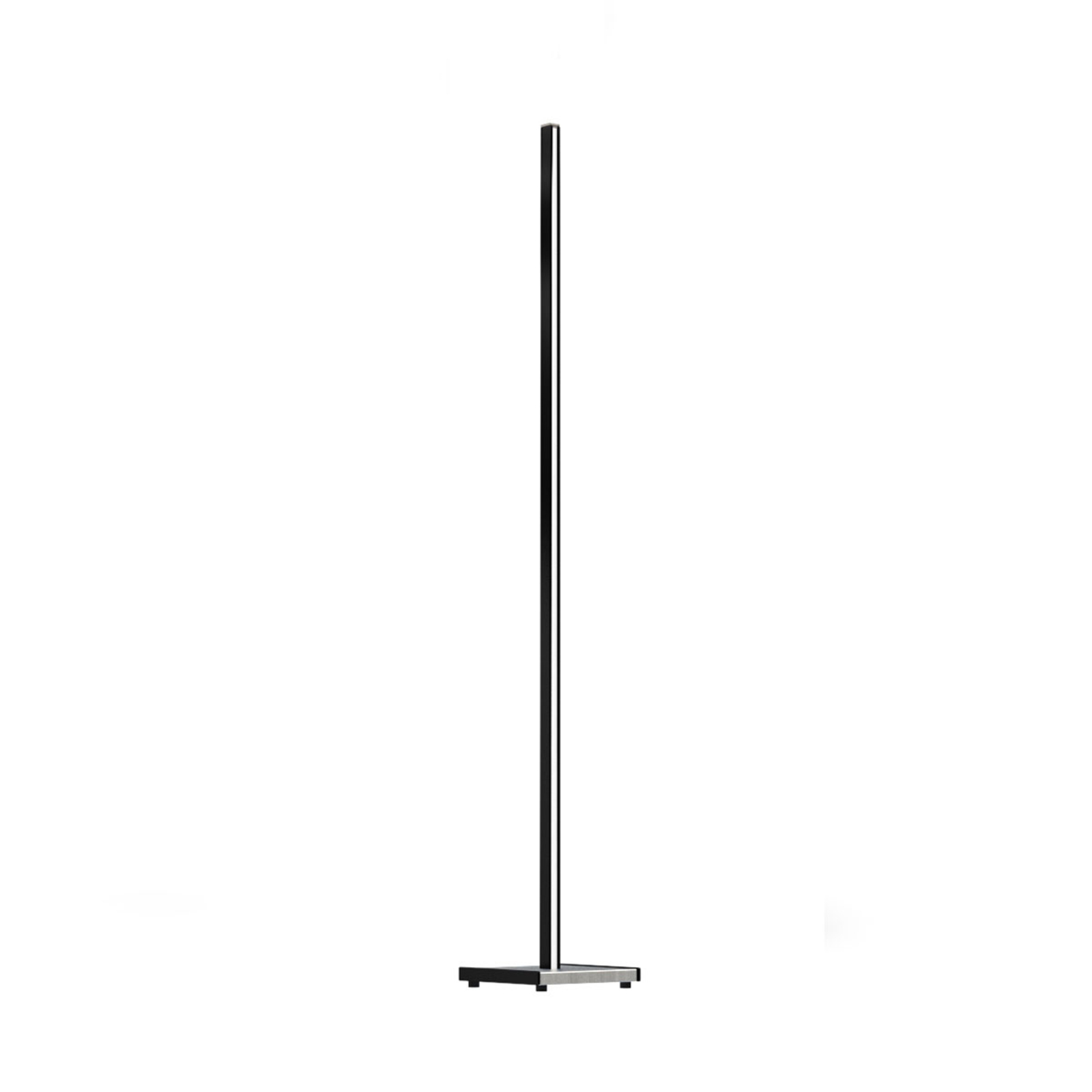Evotec Black Orix LED floor lamp, remote control, 150 cm, for Living / Dining Room, aluminium, acrylic, 22 W, energy efficiency: A, H: 150 cm