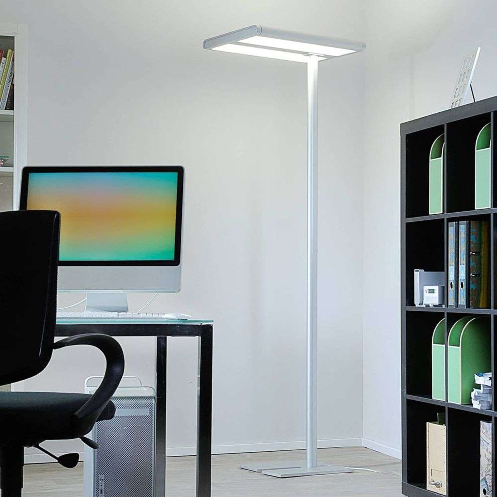 Quirin Floor Lamp Alu/Opal - Arcchio