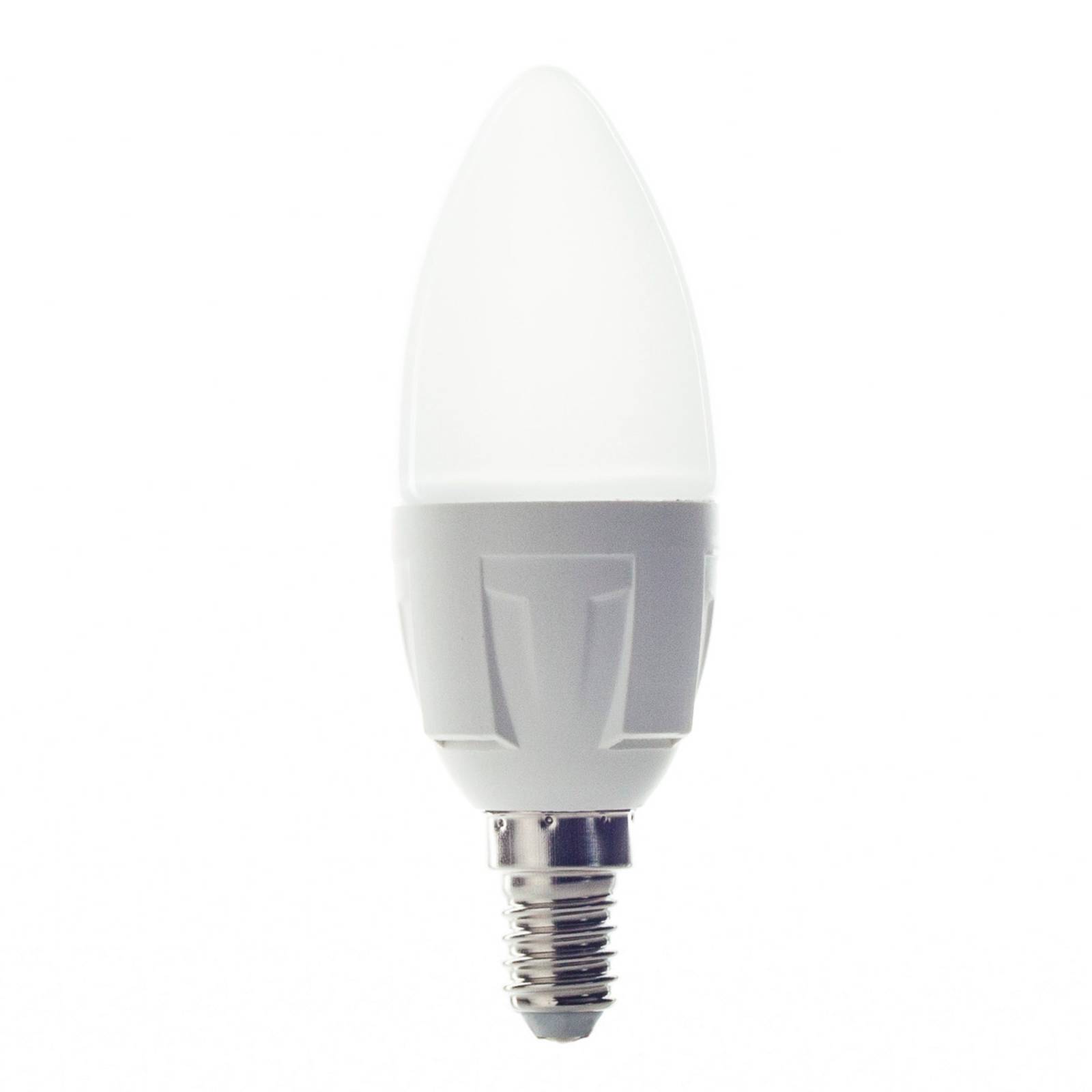 E14 4,9W 830 LED lámpa gyertya alakú, meleg fehér