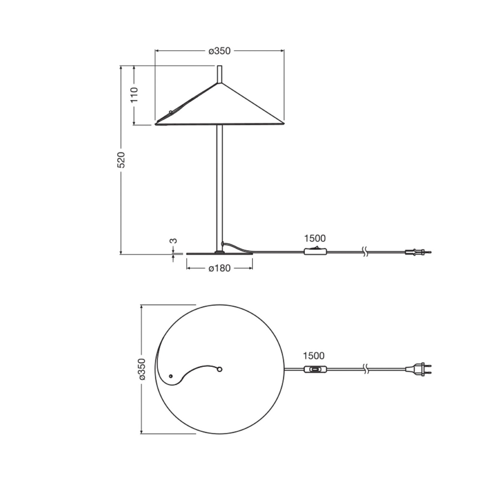 OSRAM bordlampe Decor Flip, blå, filt, G9, justerbar