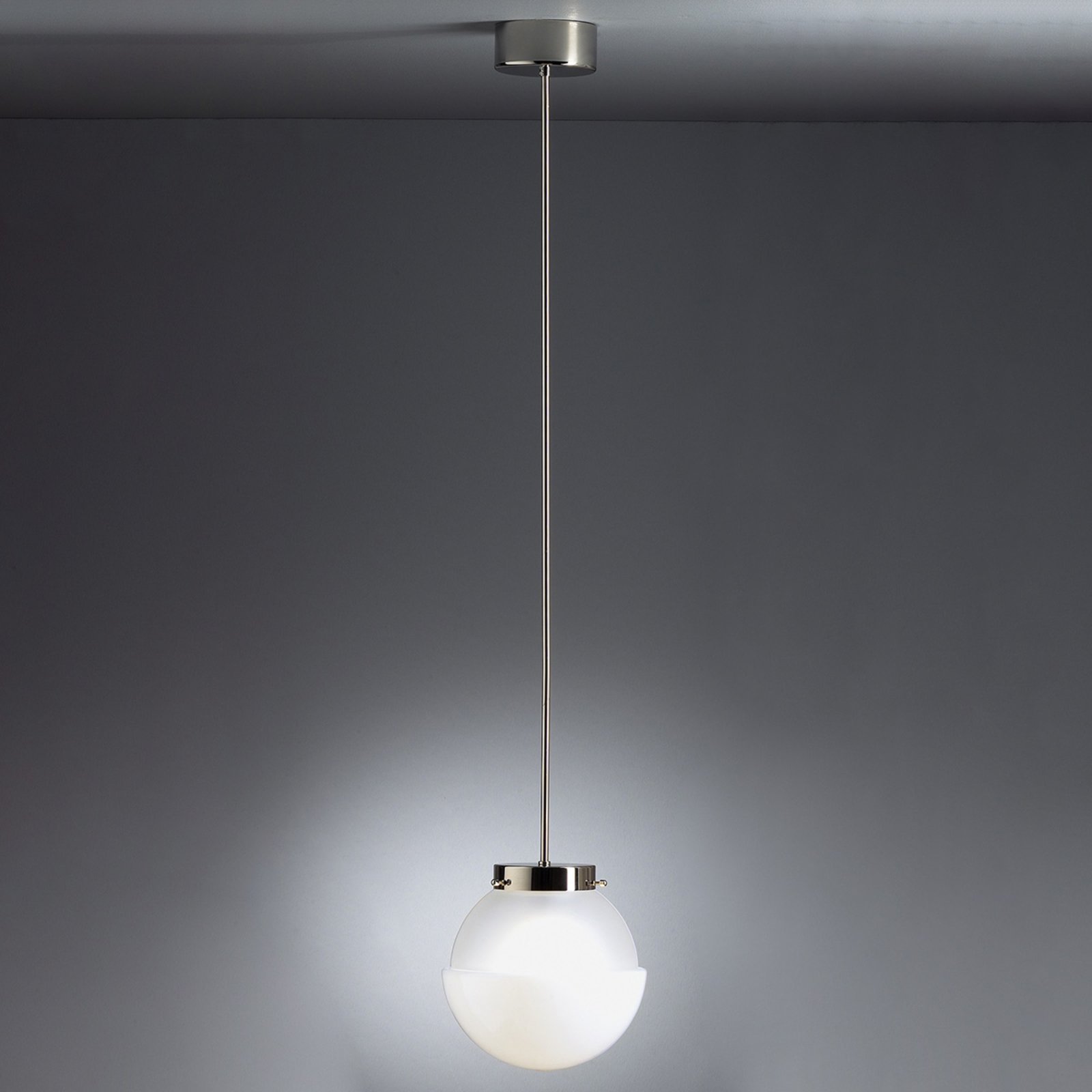 TECNOLUMEN HMB 29 - Lampa żyrandol z opalowego szkła, 25 cm