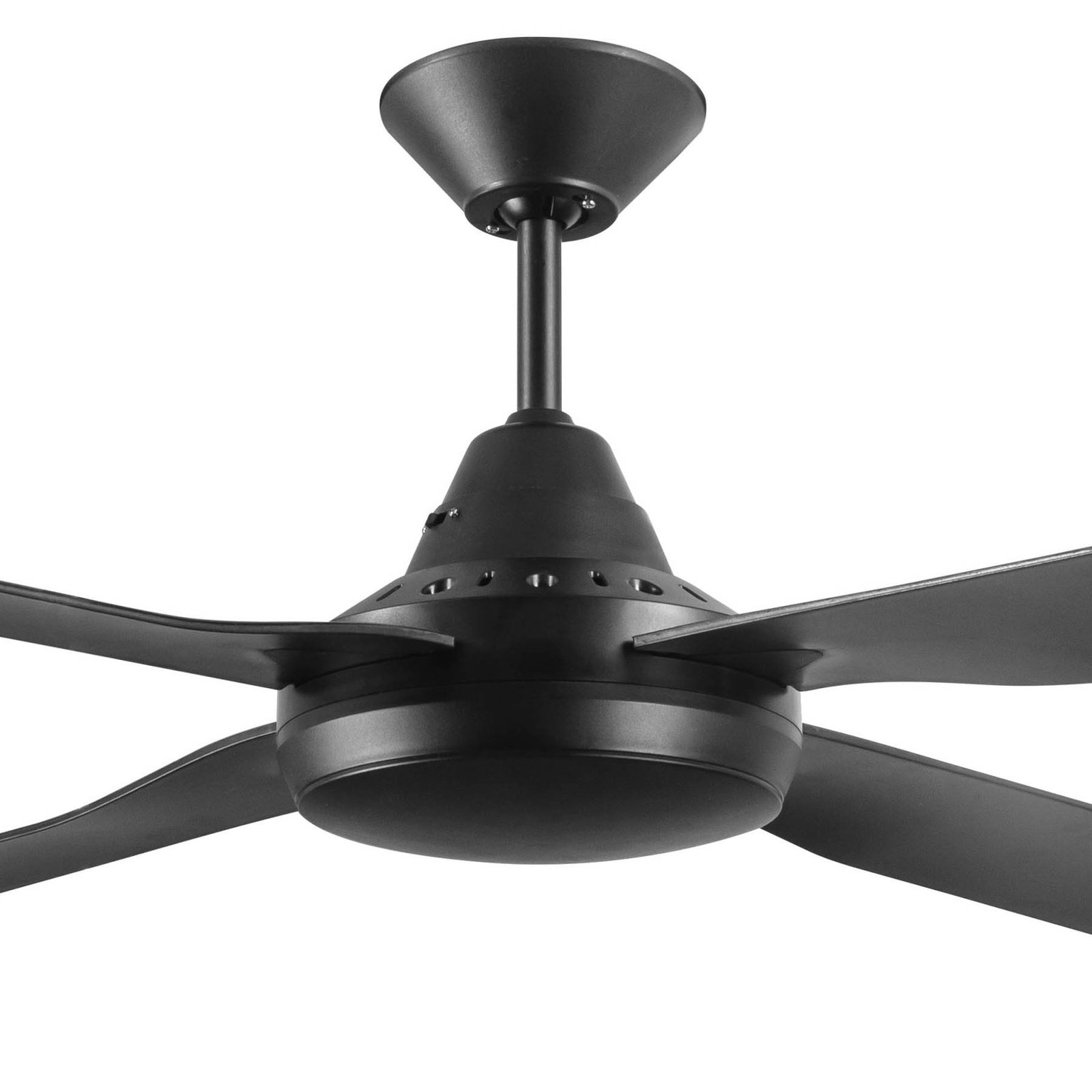 Beacon ceiling fan with light Moonah, black, quiet