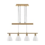 Simeon Hanglamp White/Brass - Lindby