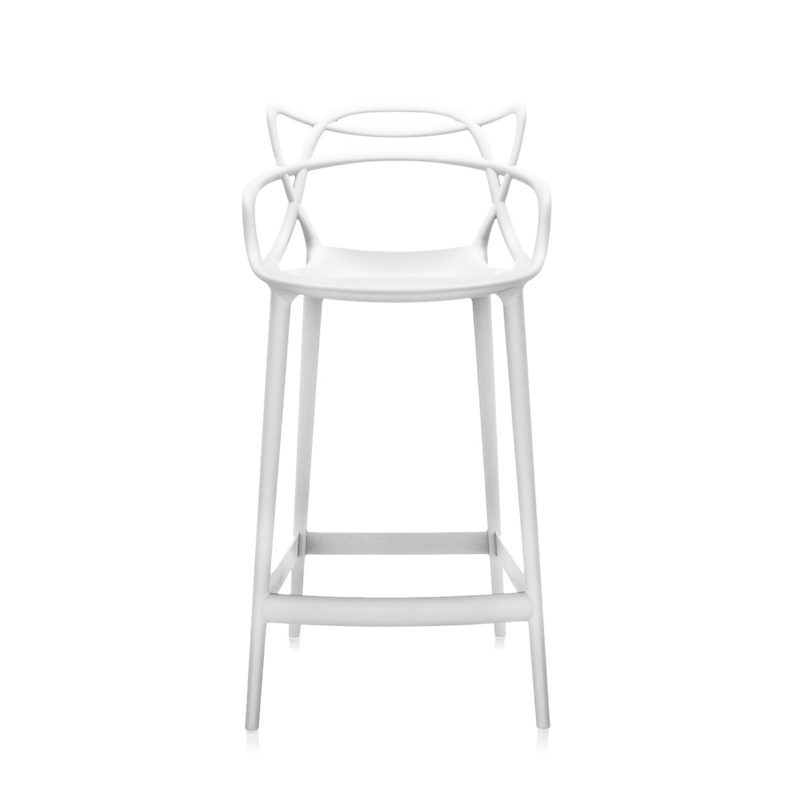 Masters barstol, hvit, høyde 99 cm - Kartell