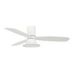 Flusso Deckenventilator mit Licht weiß Ø132cm leise - Beacon