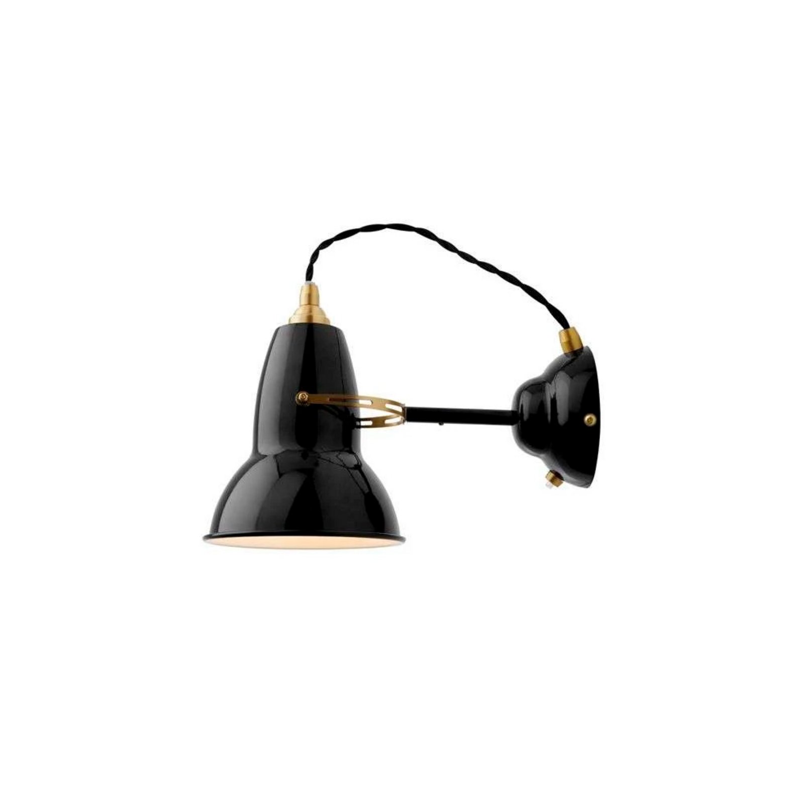 Original 1227 Brass Vägglampa Jet Black - Anglepoise