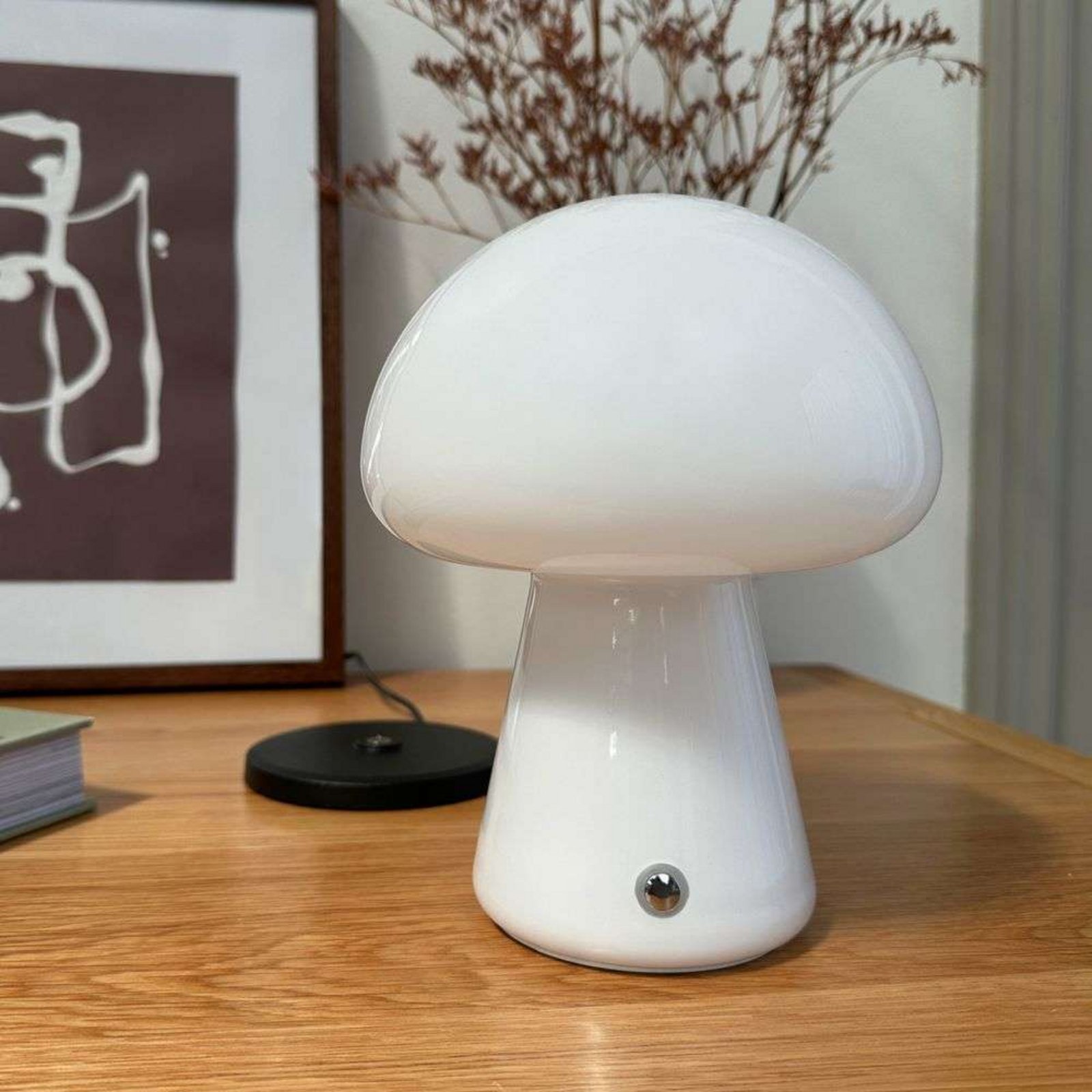 Morkel Mushroom Portable Veioză White - DybergLarsen