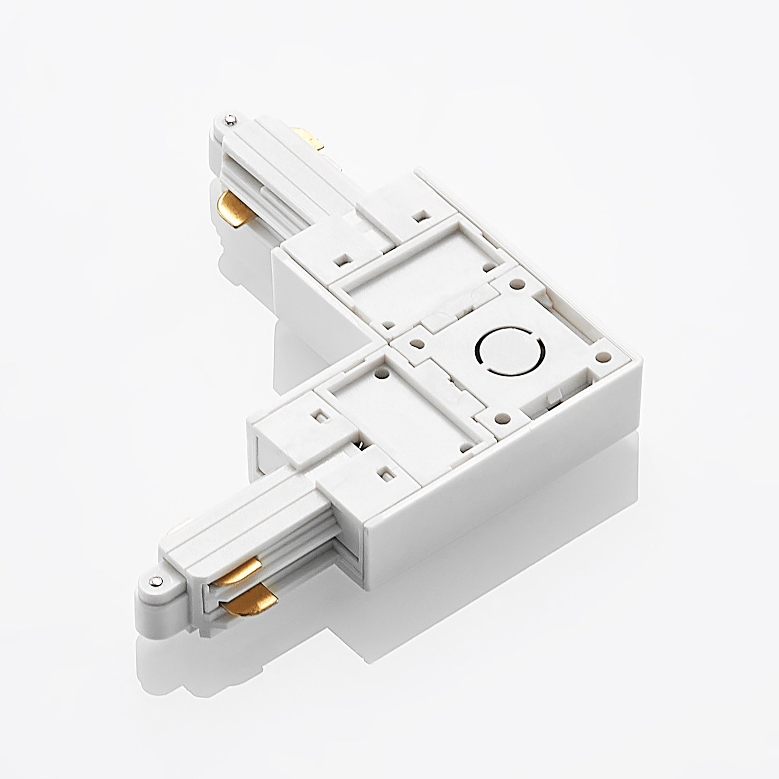 Linaro Track Hoek Connector Wit - Lindby