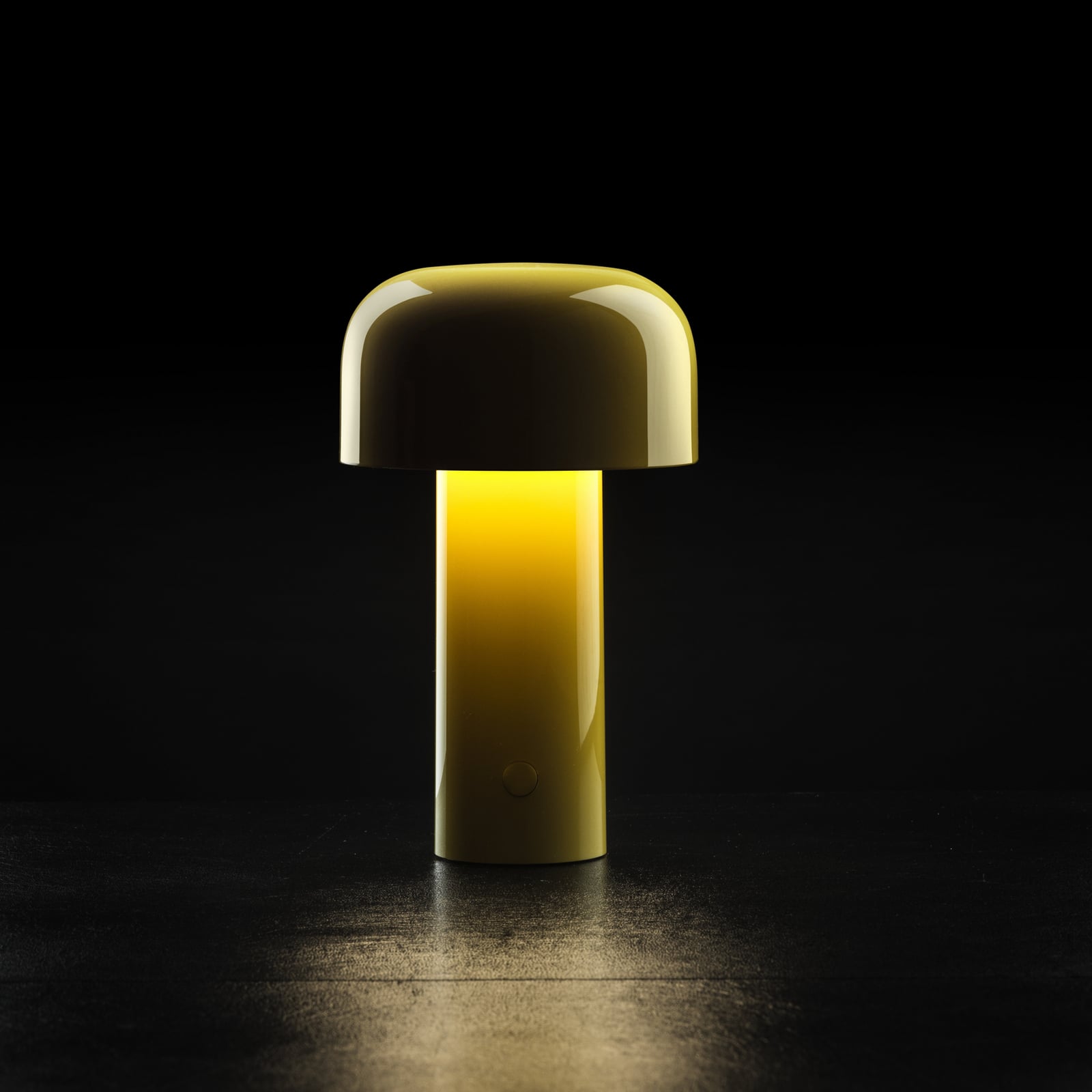 Lampada LED da tavolo Bellhop, gialla, 21 cm, dimmerabile, IP54 - FLOS
