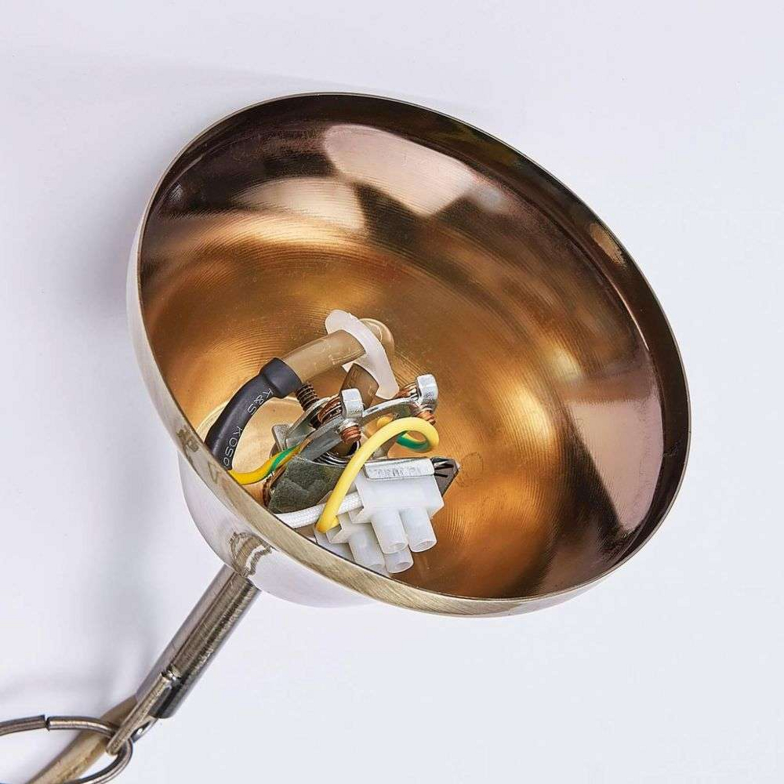 Marnia 8 Kroonluchter Antique Brass - Lindby
