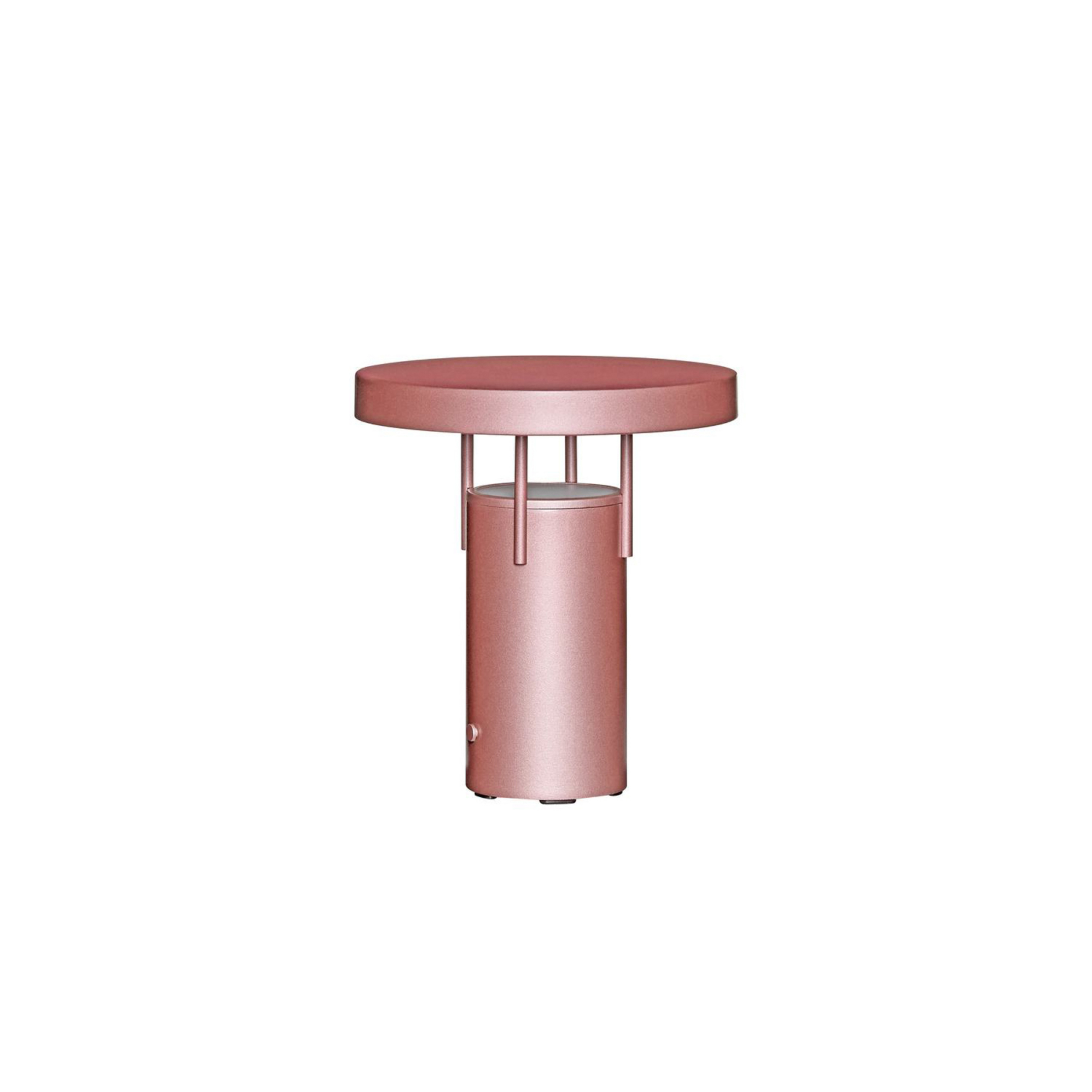 BringMe Mini LED punjiva stolna lampa, metalik ružičasta, 20 cm - Lijepa