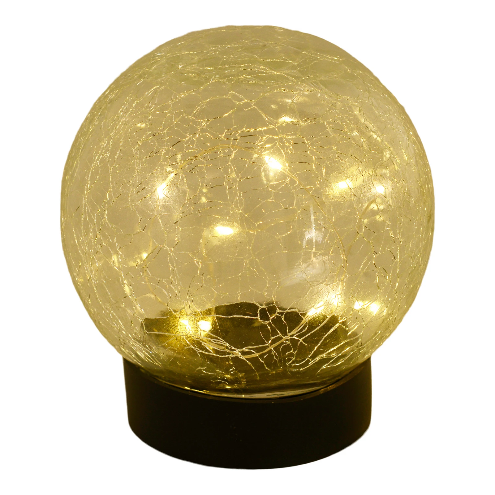 LED-Solar-Dekoleuchte 5248203 aus Glas, 3er-Set