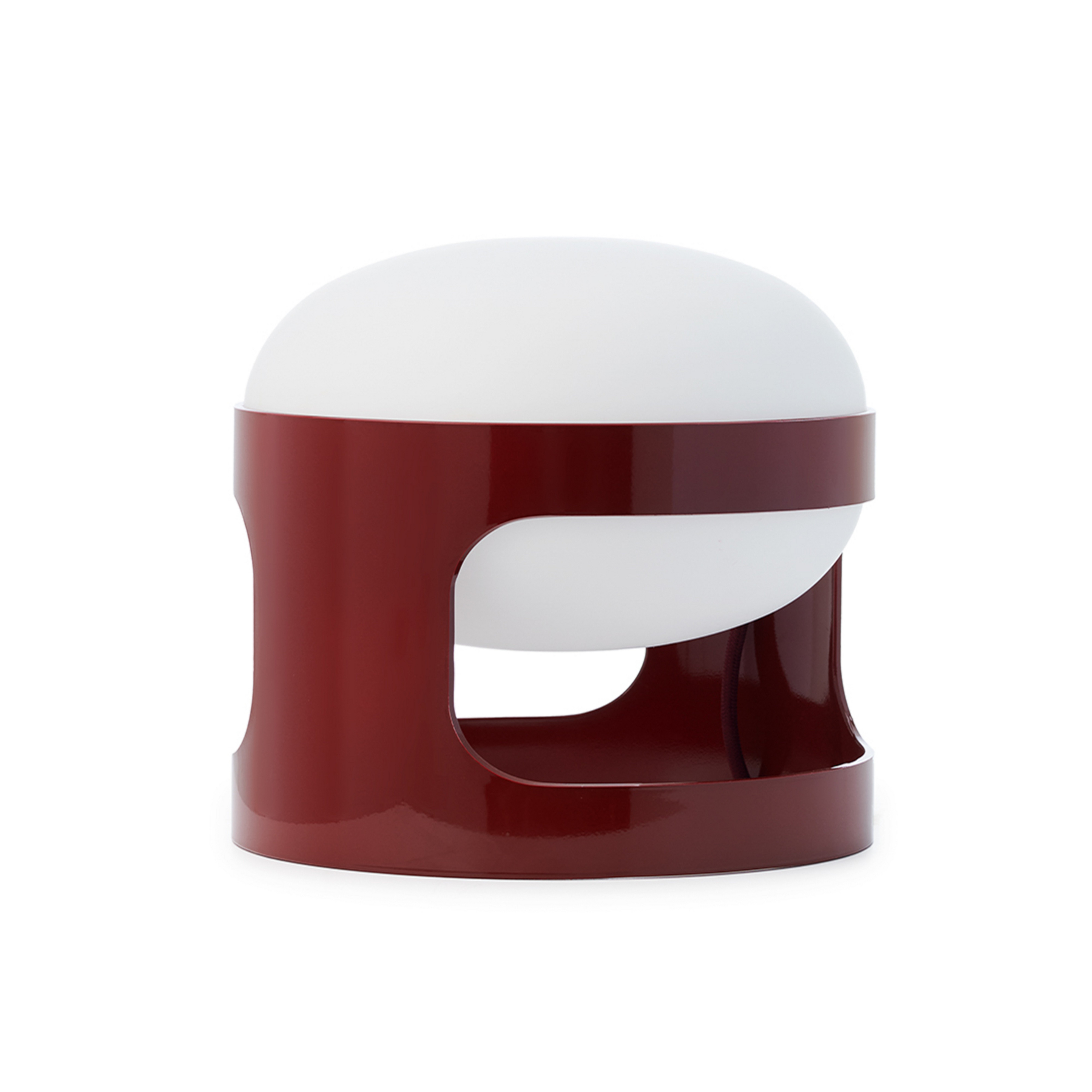 KD28 Tischleuchte, dunkelrot, Höhe 23 cm - Kartell
