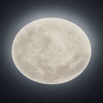 LED-taklampa Lunar med fjärrkontroll