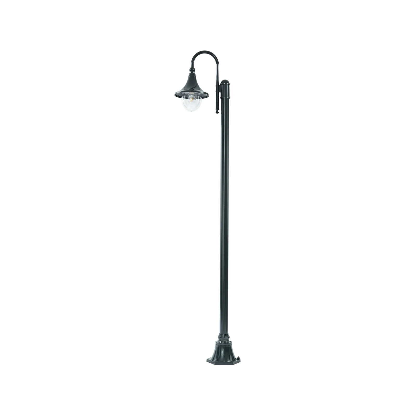 Lindby Außenleuchte Daphne, 220 cm, grün, Metall, E27