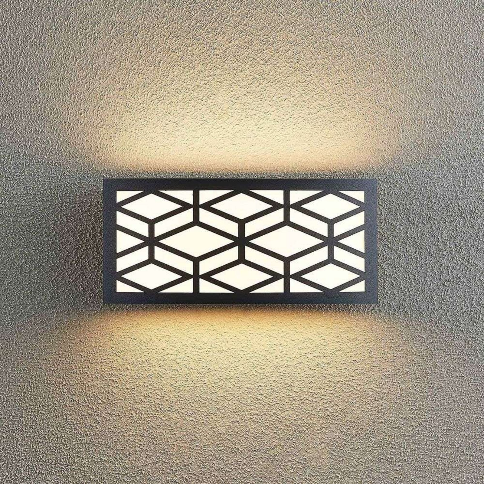 Jakari Deco Outdoor Wall Lamp Dark Grey - Lindby