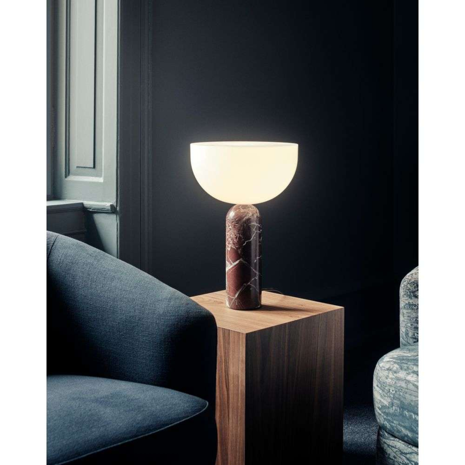 Kizu Bordslampa Large Dark Red - New Works