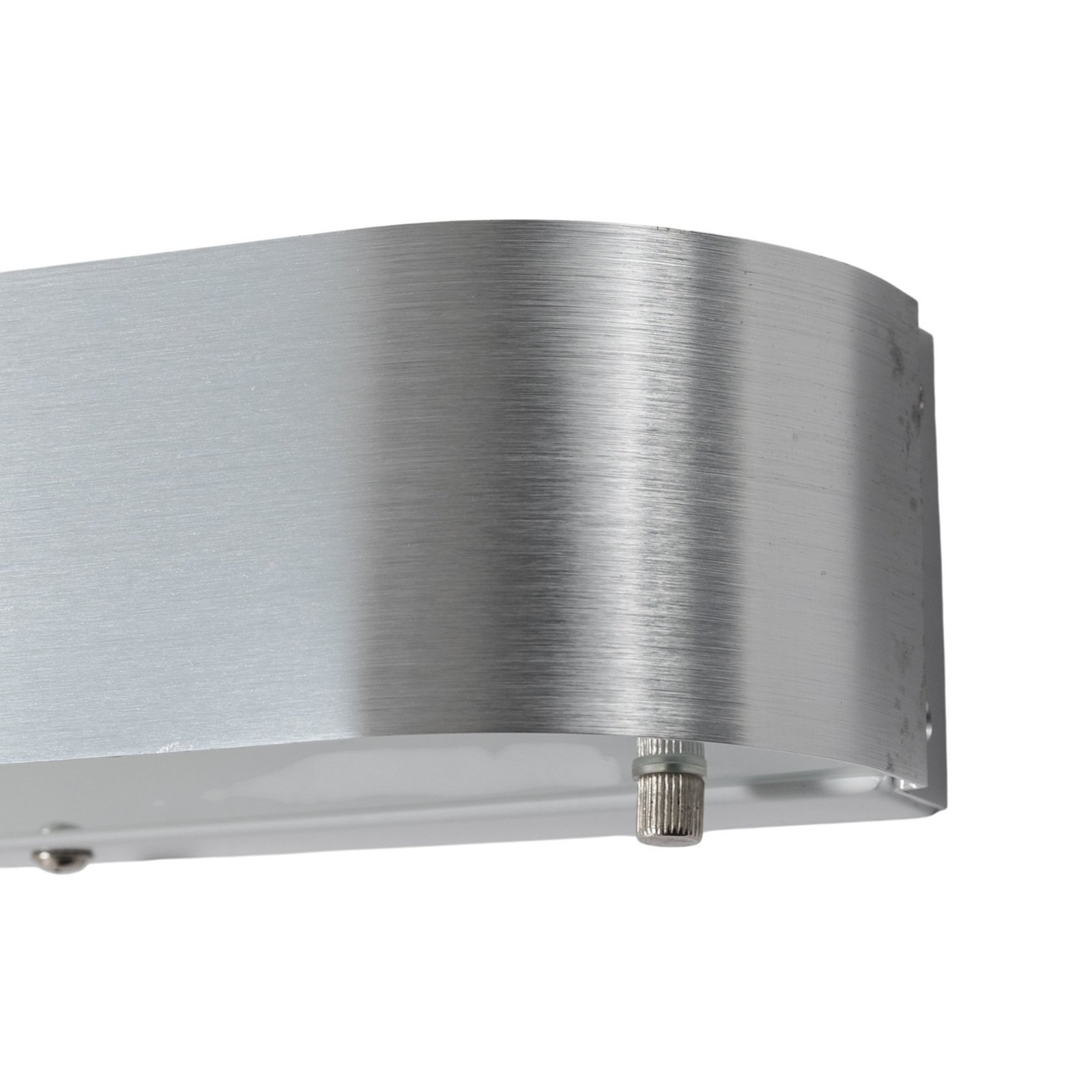 Nika vegglampe med fatning E14, aluminium