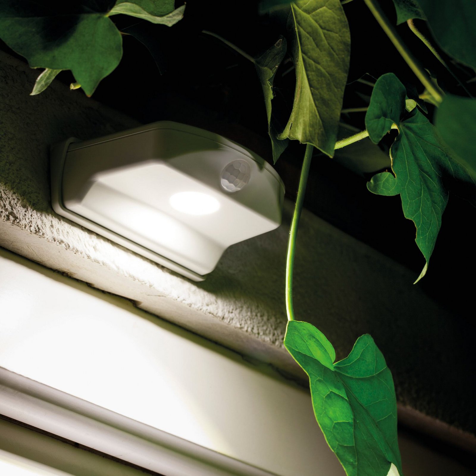 OSRAM LED-Außenwandlampe DOORLED DOWN, weiß, Sensor Batterie