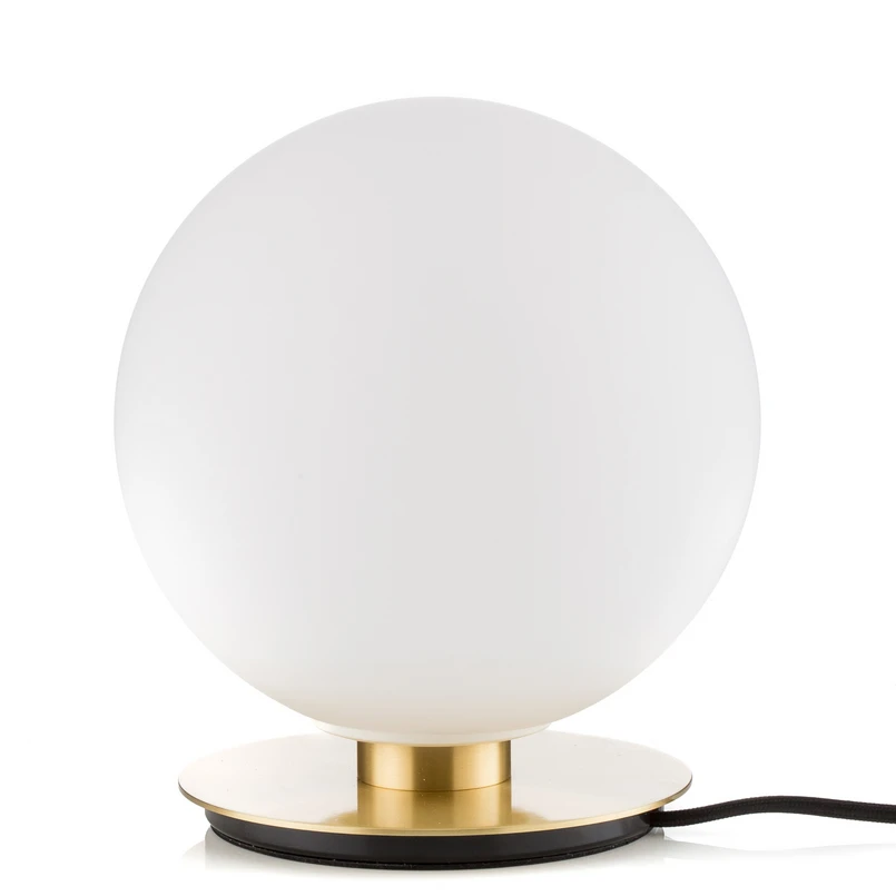 Audo Copenhagen – TR Bulb Wand-/Tischleuchte Brushed Brass/Matt Opal