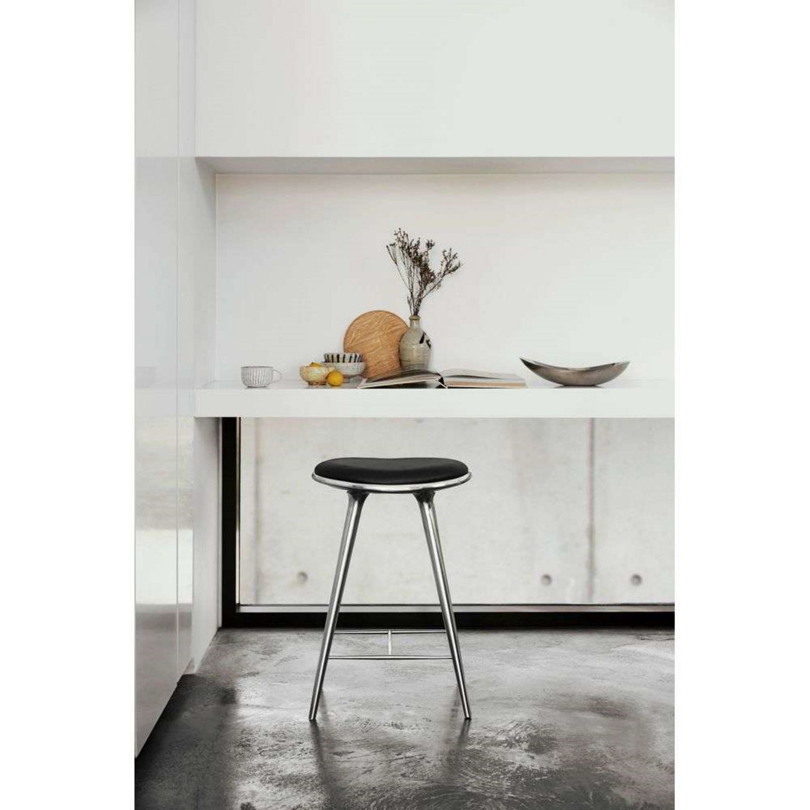 High Stool H74 Recycled Aluminum - Mater