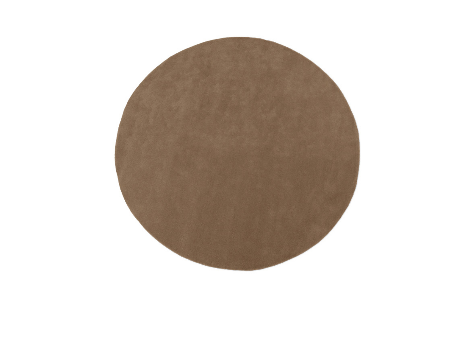 Stille Tufted Rug Ø240 Ash Brown - ferm LIVING