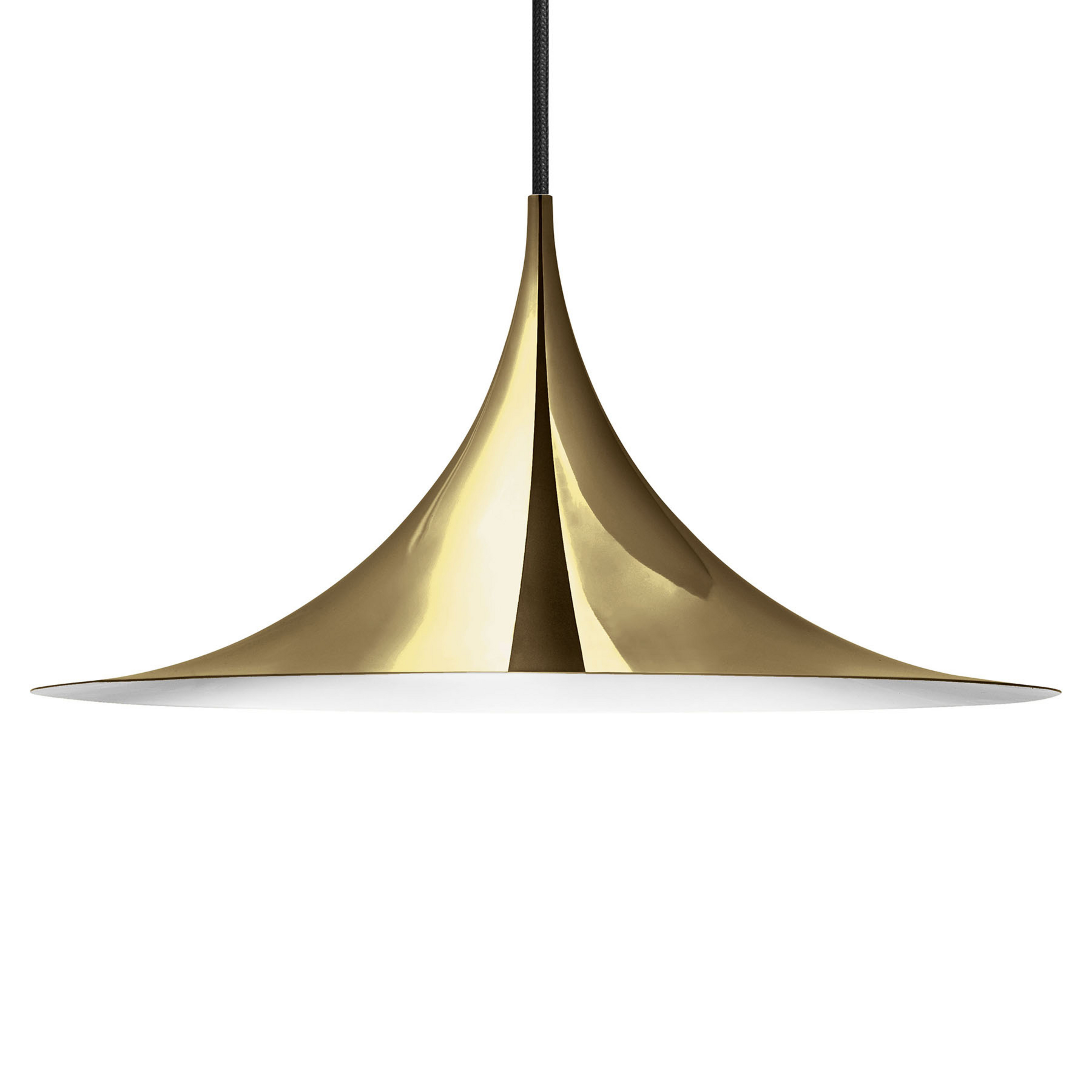 GUBI Hängeleuchte Semi, Ø 60 cm, messing glänzend