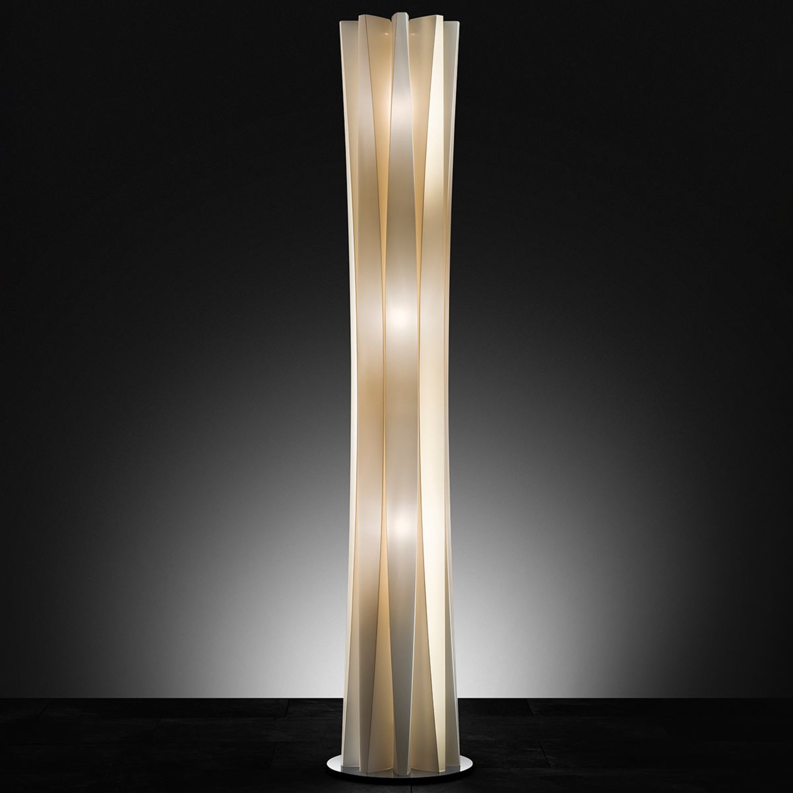 Slamp Bach lampe sur pied, hauteur 161 cm, doré
