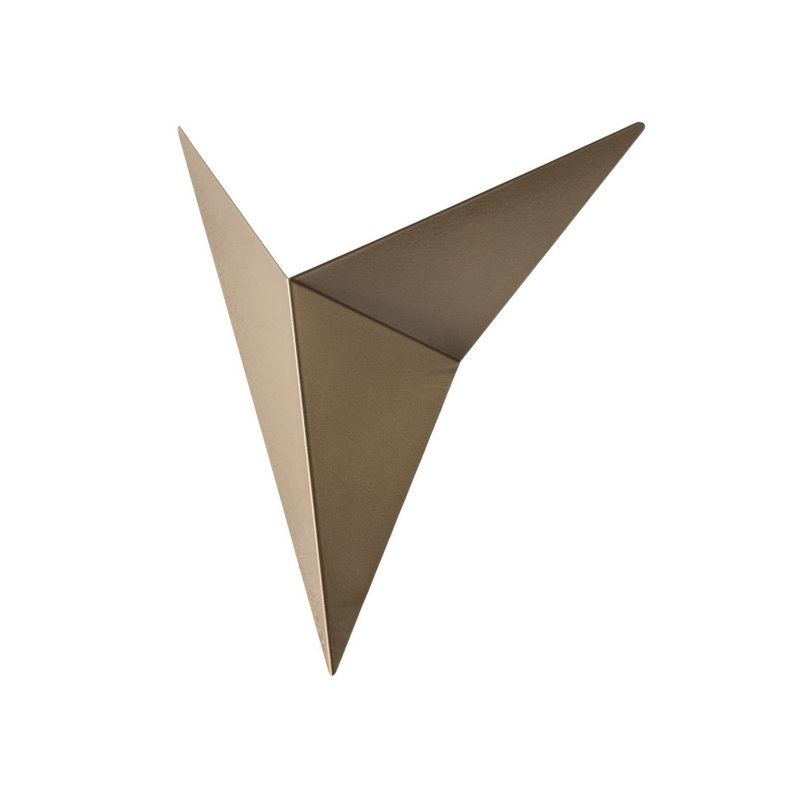 Sienas lampa Kus, zelta, metāls, augstums 34 cm, G9 Sienas lampa Kus, zelta, metāls, augstums 34 cm, G9