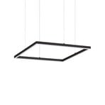 Ideal Lux LED-Pendel Oracle Slim 50 x 50 cm schwarz 3.000 K