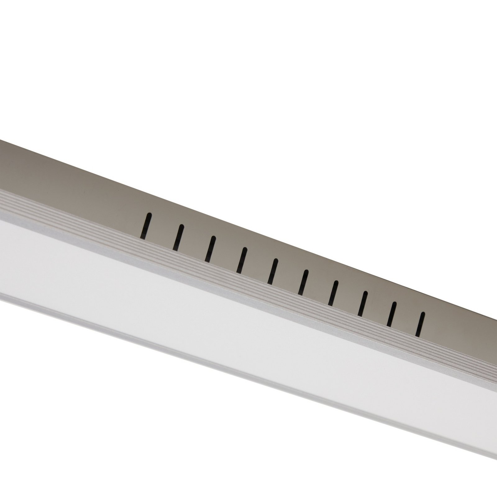 Arcchio LED paneel Lyndra, 120 cm, zilver, aluminium, dimbaar, CCT