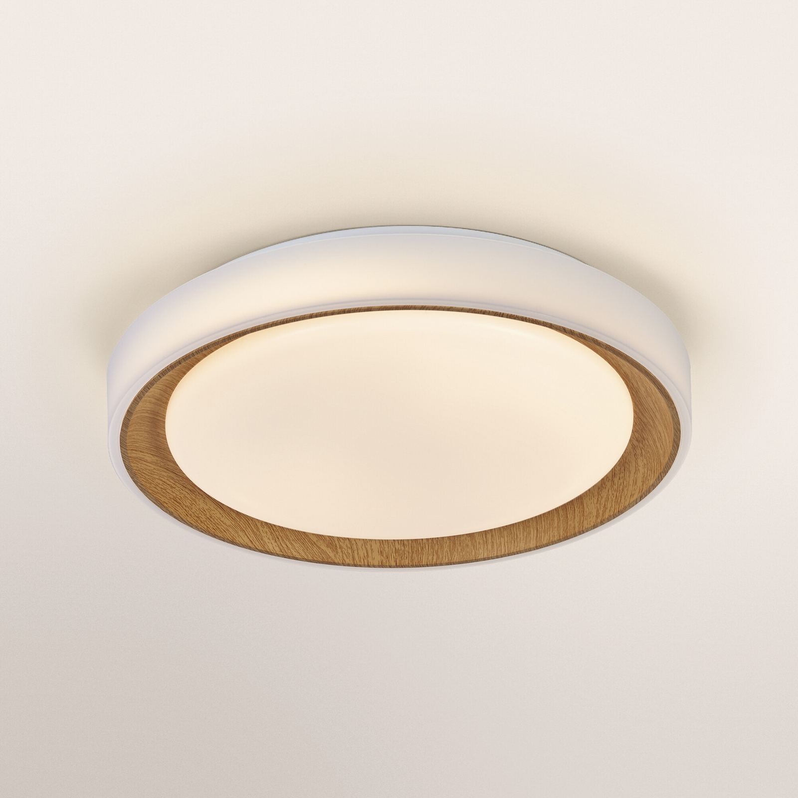 Φωτιστικό οροφής LED OSRAM ORBIS GLORIE λευκό/ξύλο Ø 40cm clickdim Φωτιστικό οροφής LED OSRAM ORBIS GLORIE λευκό/ξύλο Ø 40cm clickdim