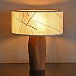 LeuchtNatur Pura lampada LED da tavolo noce/foglie