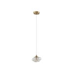 Piatra Pendant Amber/Brass - Lindby