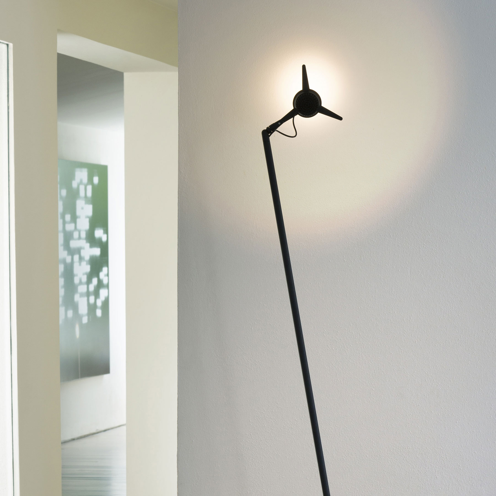 Martinelli Luce Y3 - LED stojací lampa, černá