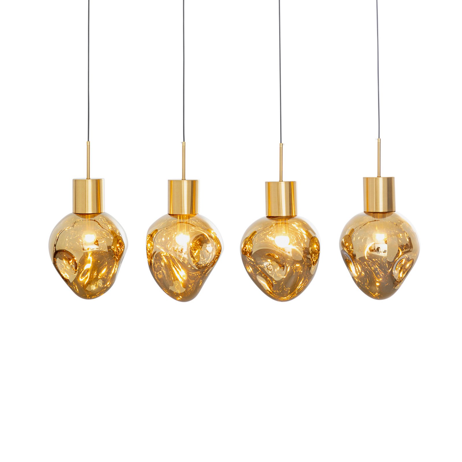 Kare pakabinamas šviestuvas „Supernova“, gintaro spalvos, 110 cm, E27 Kare pakabinamas šviestuvas „Supernova“, gintaro spalvos, 110 cm, E27