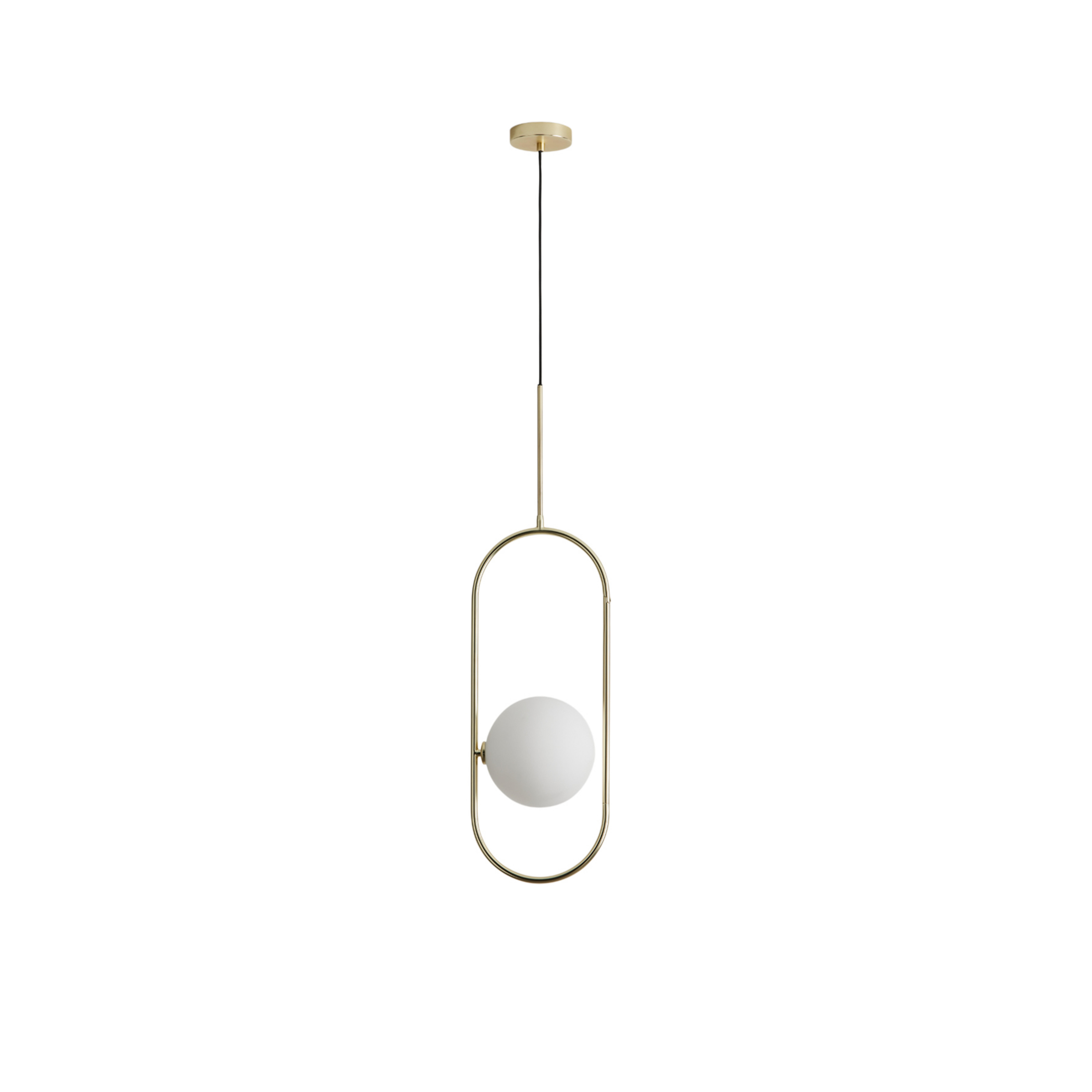 Suspension Abbacus, dorée, hauteur 83,5 cm - Aromas del Campo