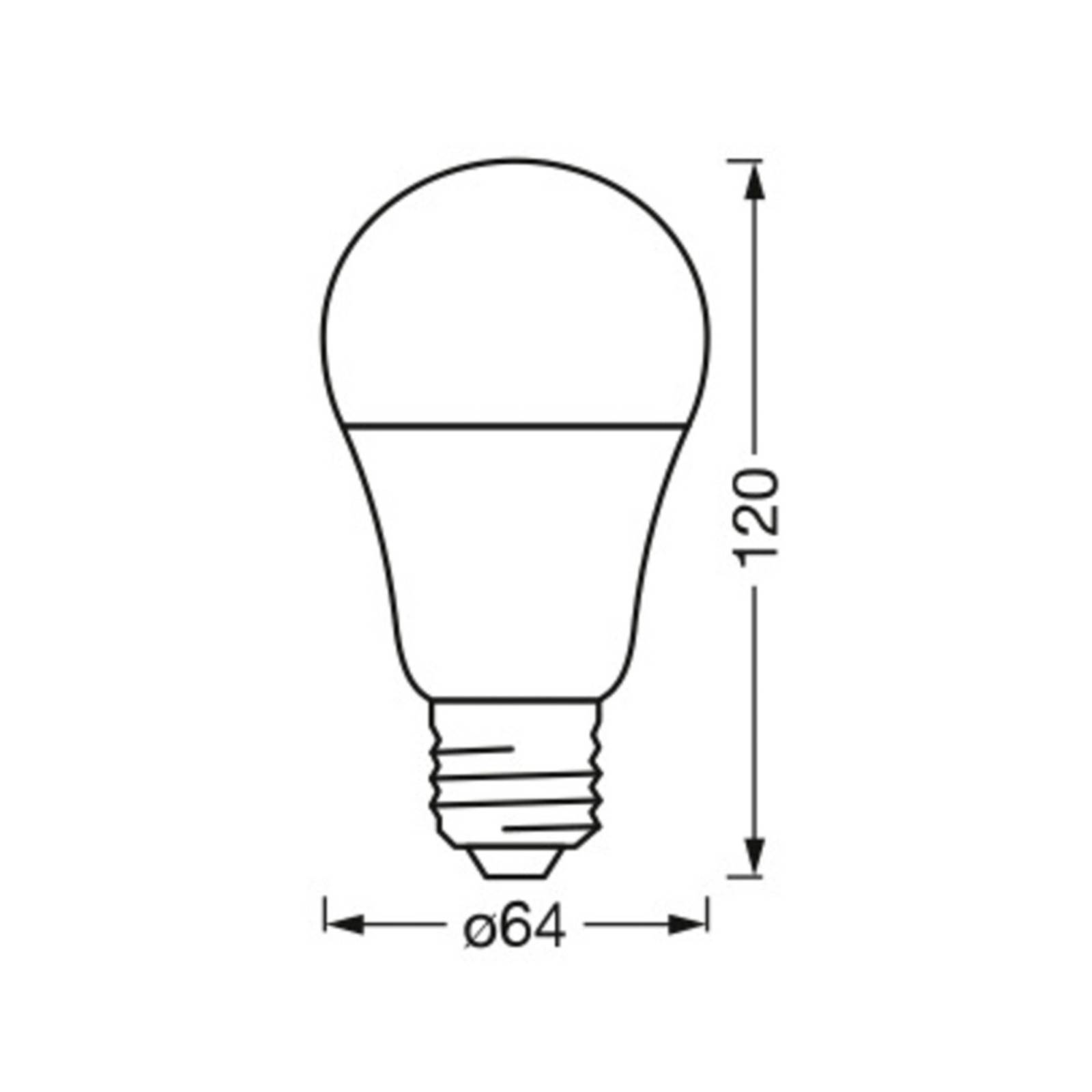 LEDVANCE SUN Home E27 12W Classic 2,200-5,000K