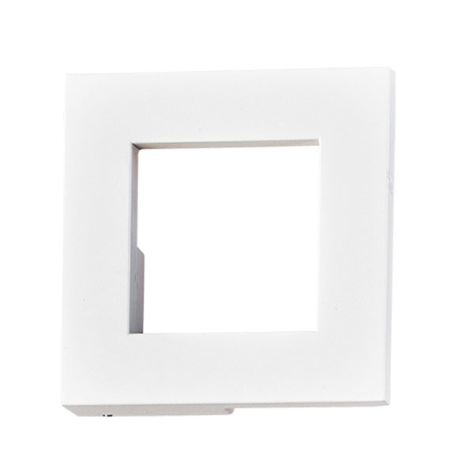 Санторини LED външна стенна лампа, бяла, квадратна