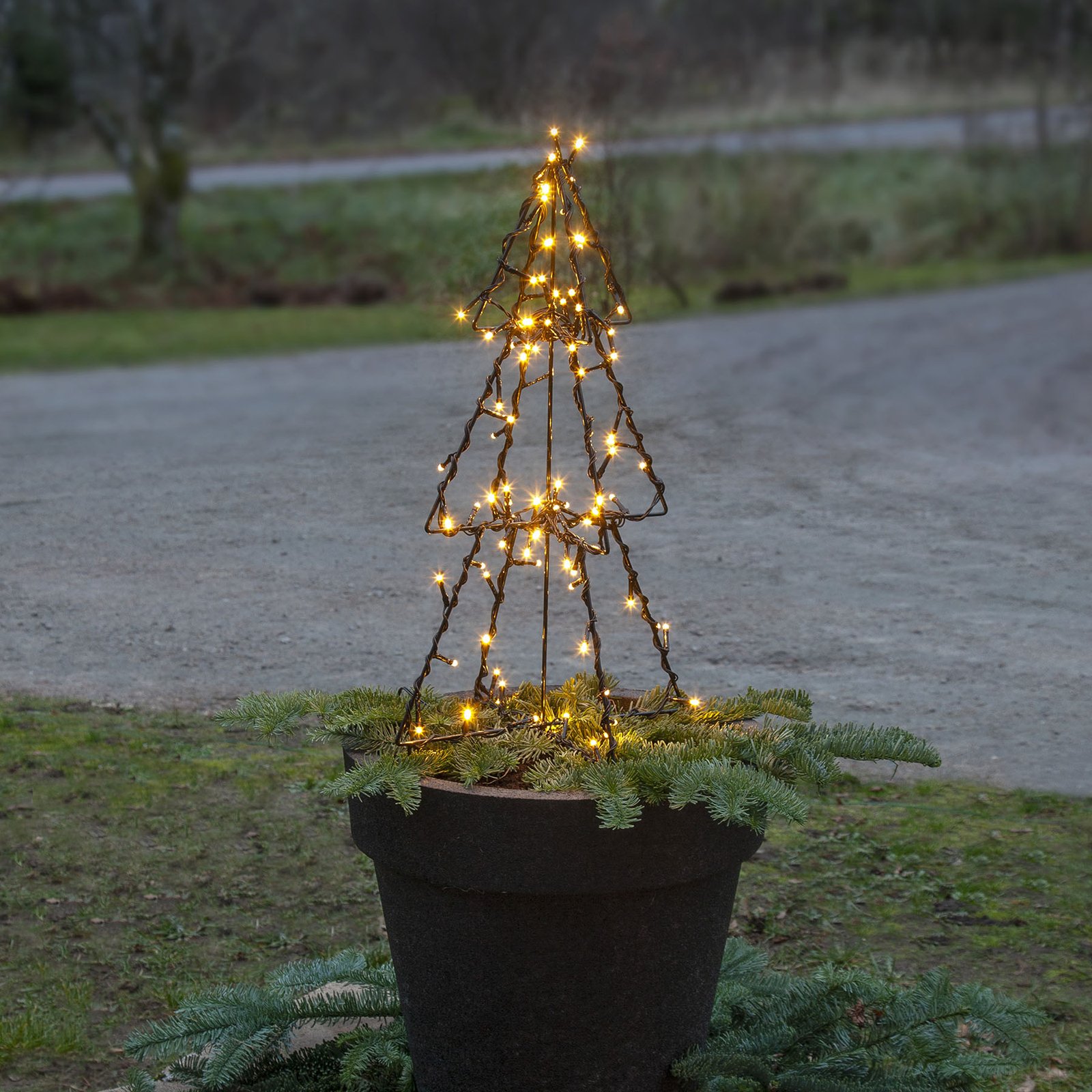 Déco d’extérieur LED Light Tree Foldy, 50 cm