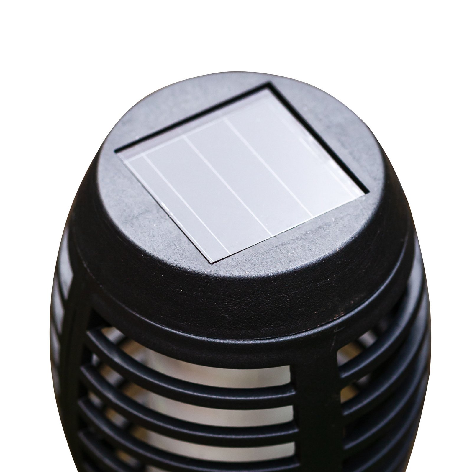 LED-Solar-Erdspießlampe FANILO, schwarz, 45 cm, 5er-Set IP44