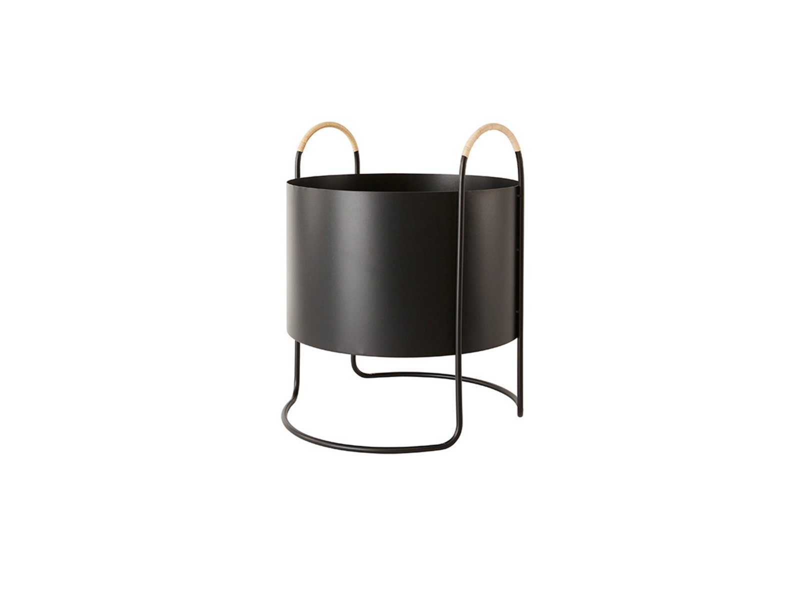 Maki Plant Box Low Black - OYOY Living Design