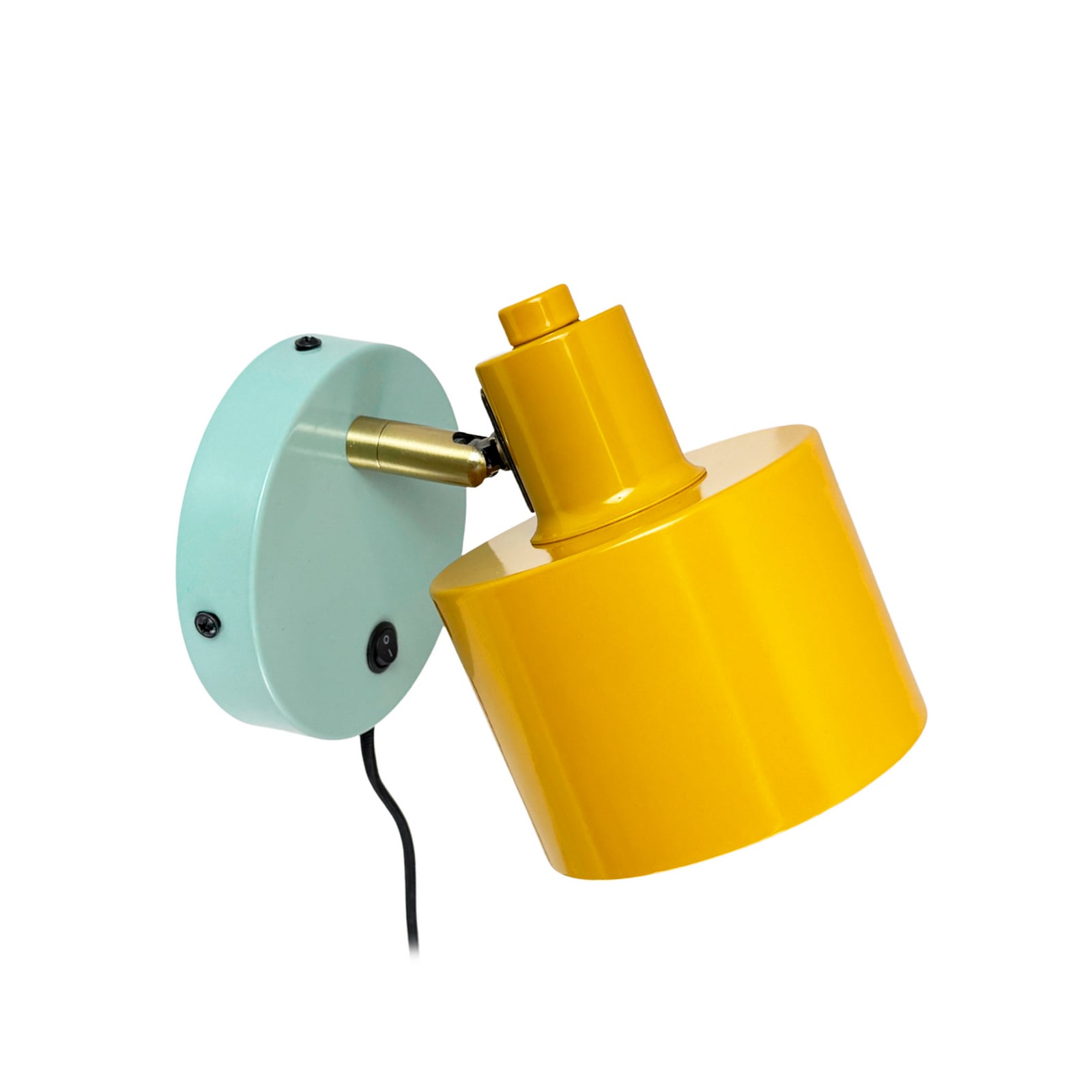 Ocean Wandlampe, curry/türkis, Ausladung 21cm, Dyberg Larsen