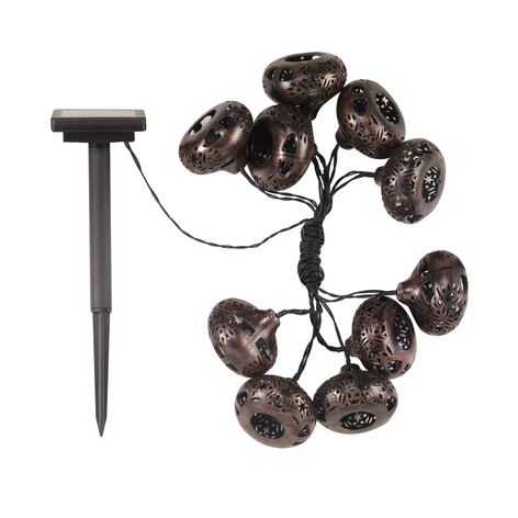 LED-Solar-Lichterkette Maroc, 10-flammig