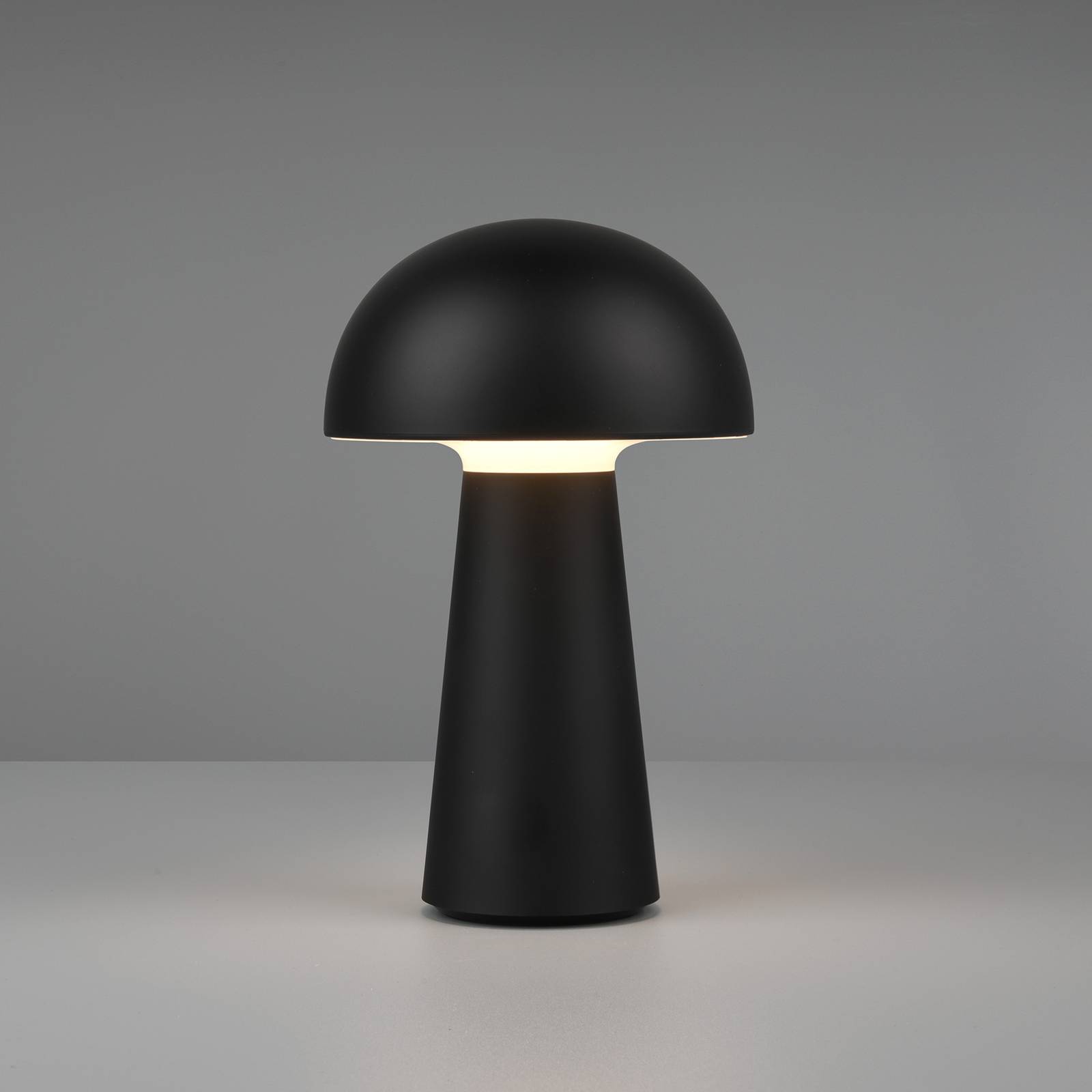 Image of Reality Leuchten Lampe à poser LED Lennon IP44 batterie dim noire 4017807496338