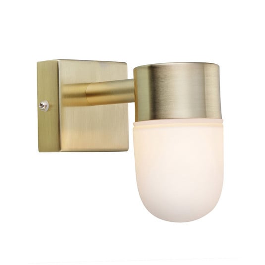 Menton Nástenné Svietidlo IP44 Brass/Opál - Markslöjd