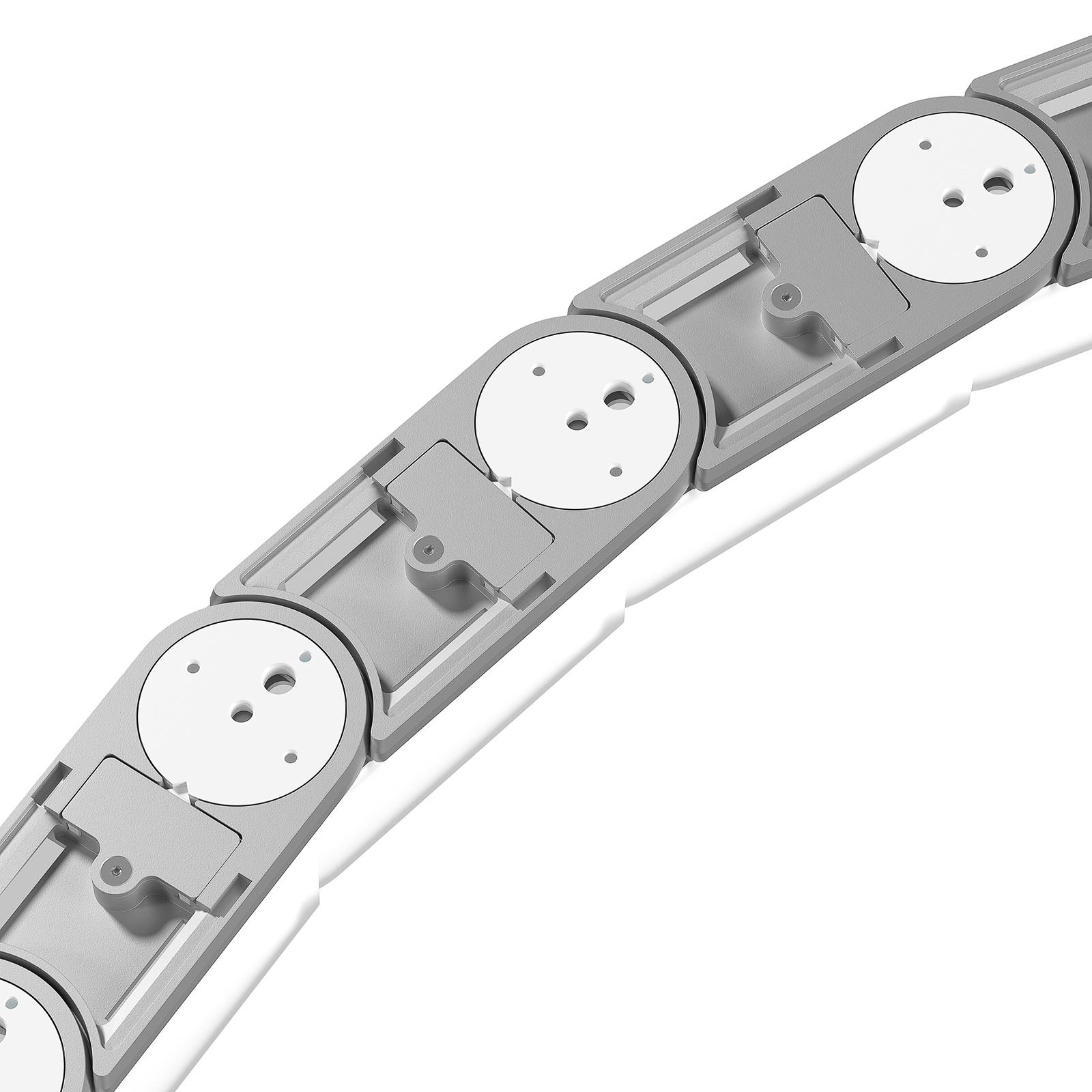 Regent Wiggle LED-Lichtleiste DALI 150cm 48W